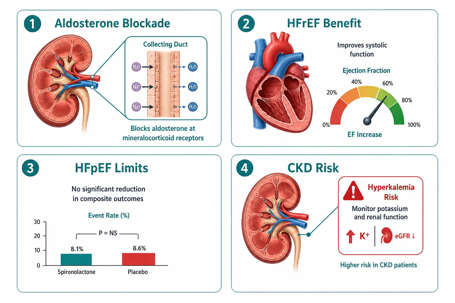 How Spironolactone Works in Cardiorenal Disease
