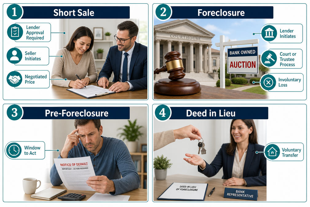 What Is the Difference Between a Short Sale and Foreclosure
