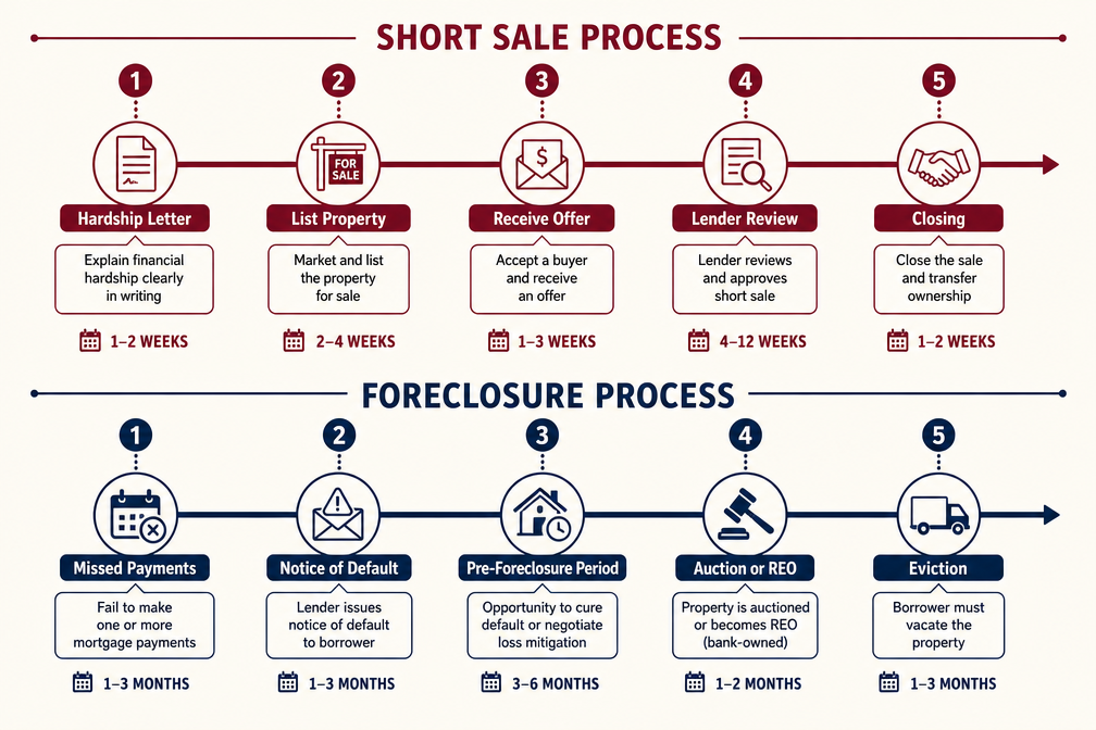 How Long Does the Short Sale Process Take Versus Foreclosure