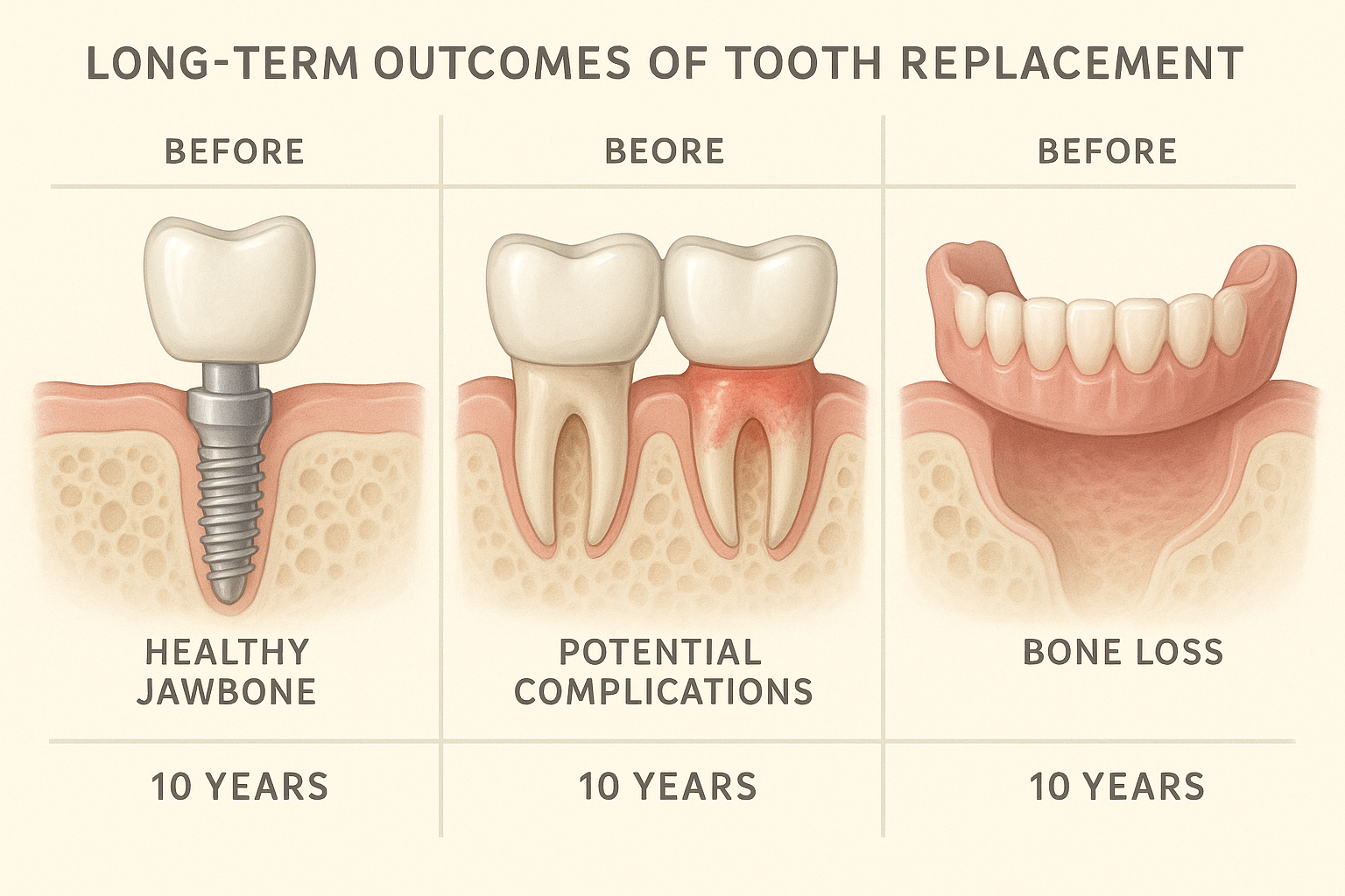Dental Implant vs Bridge vs Denture: Which Is Better for Your Smile? 🦷