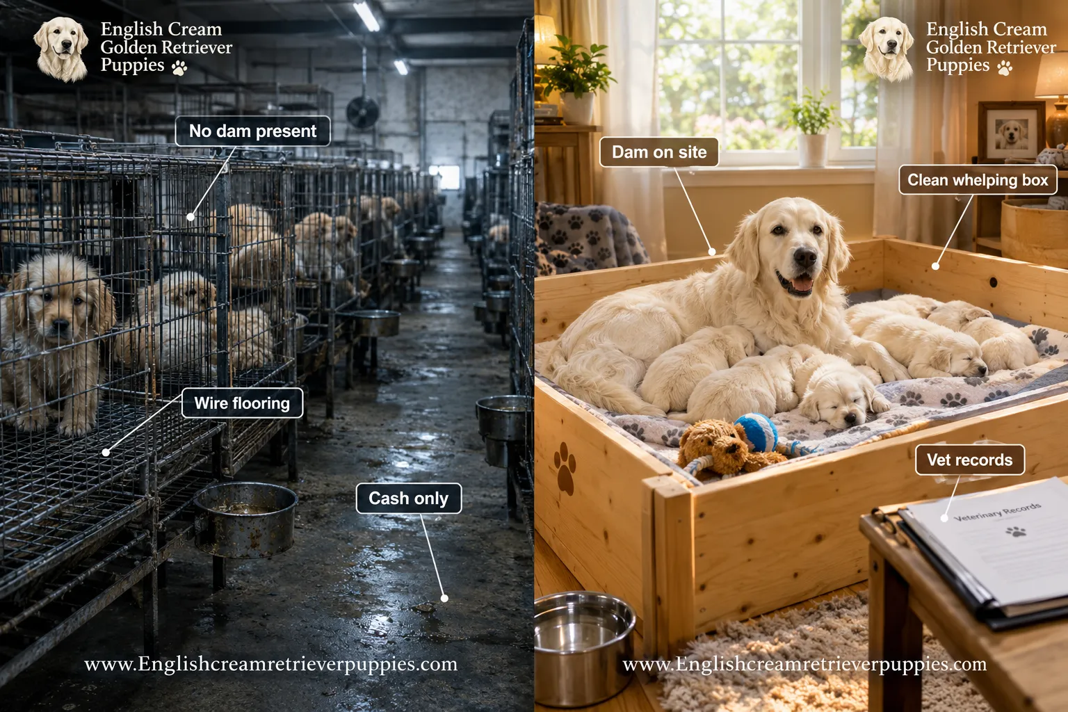 English Cream Retriever Breeder Red Flags to Avoid