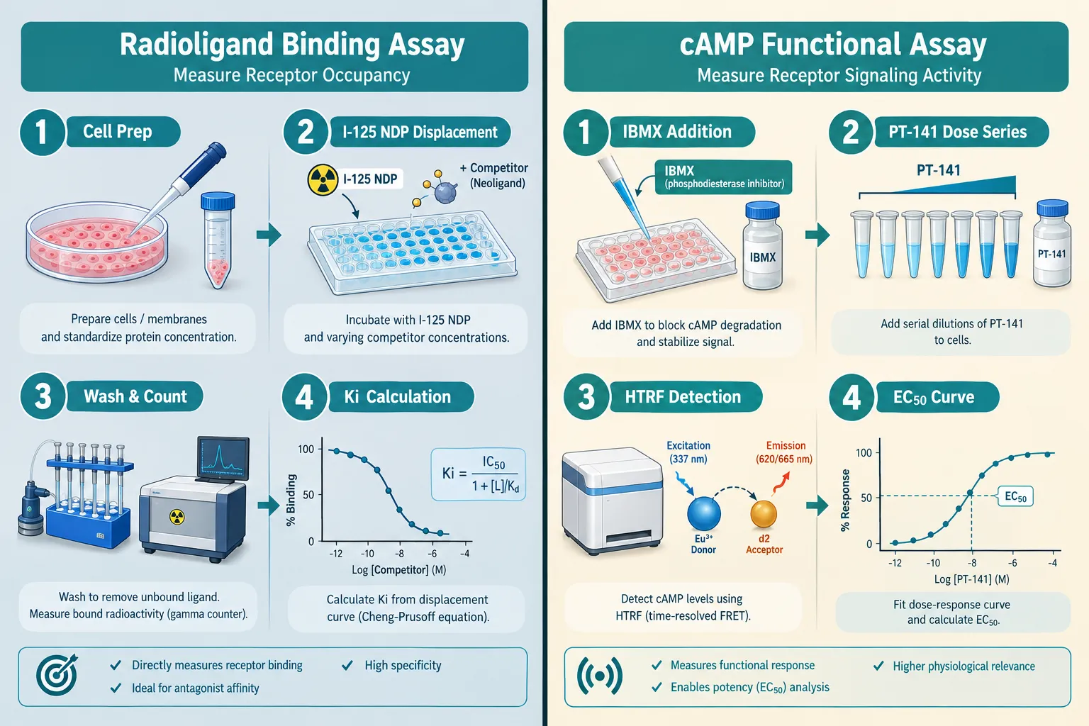 Comparing Binding Assays and Functional Readouts