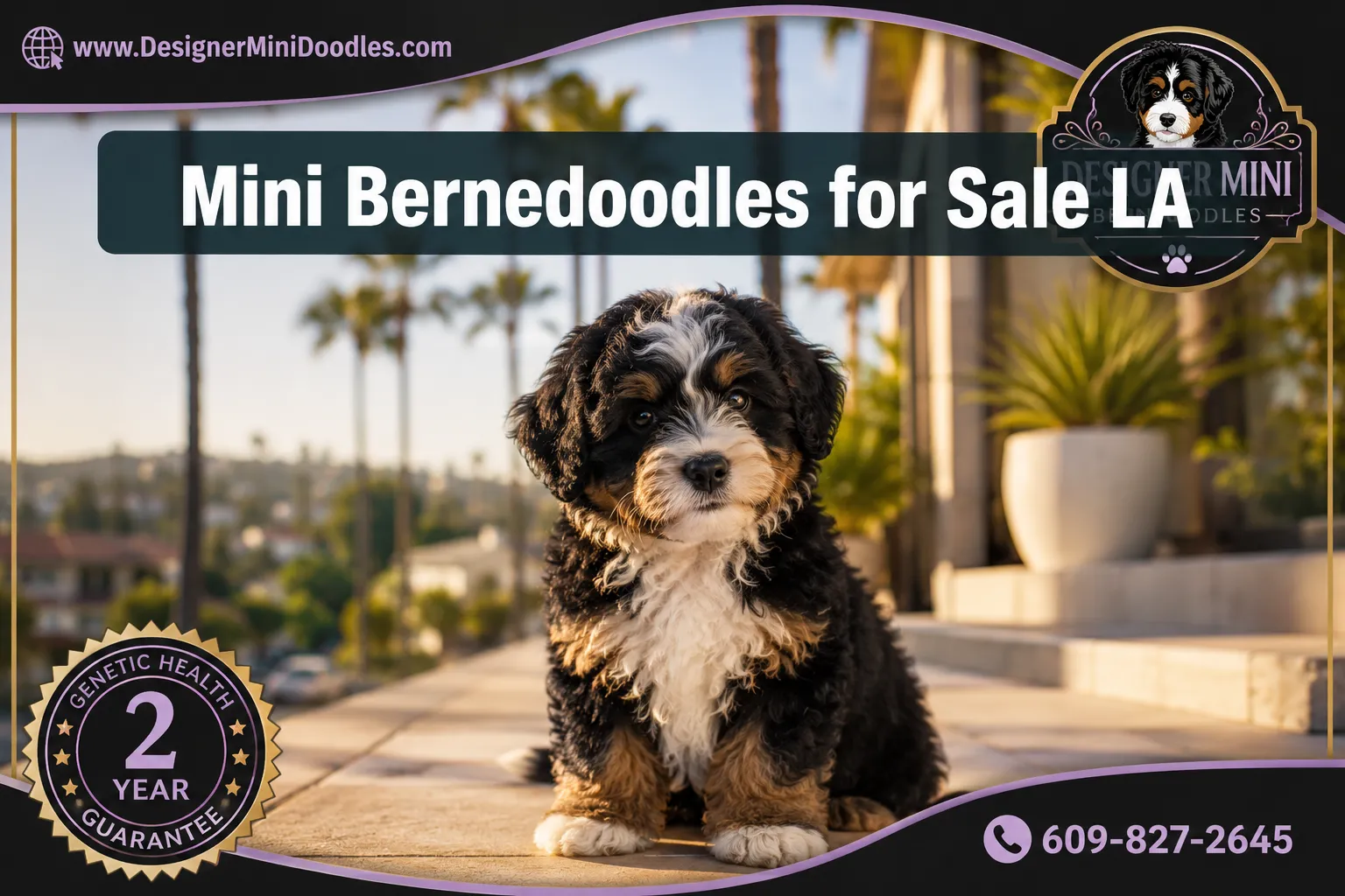 mini bernedoodles for sale LA