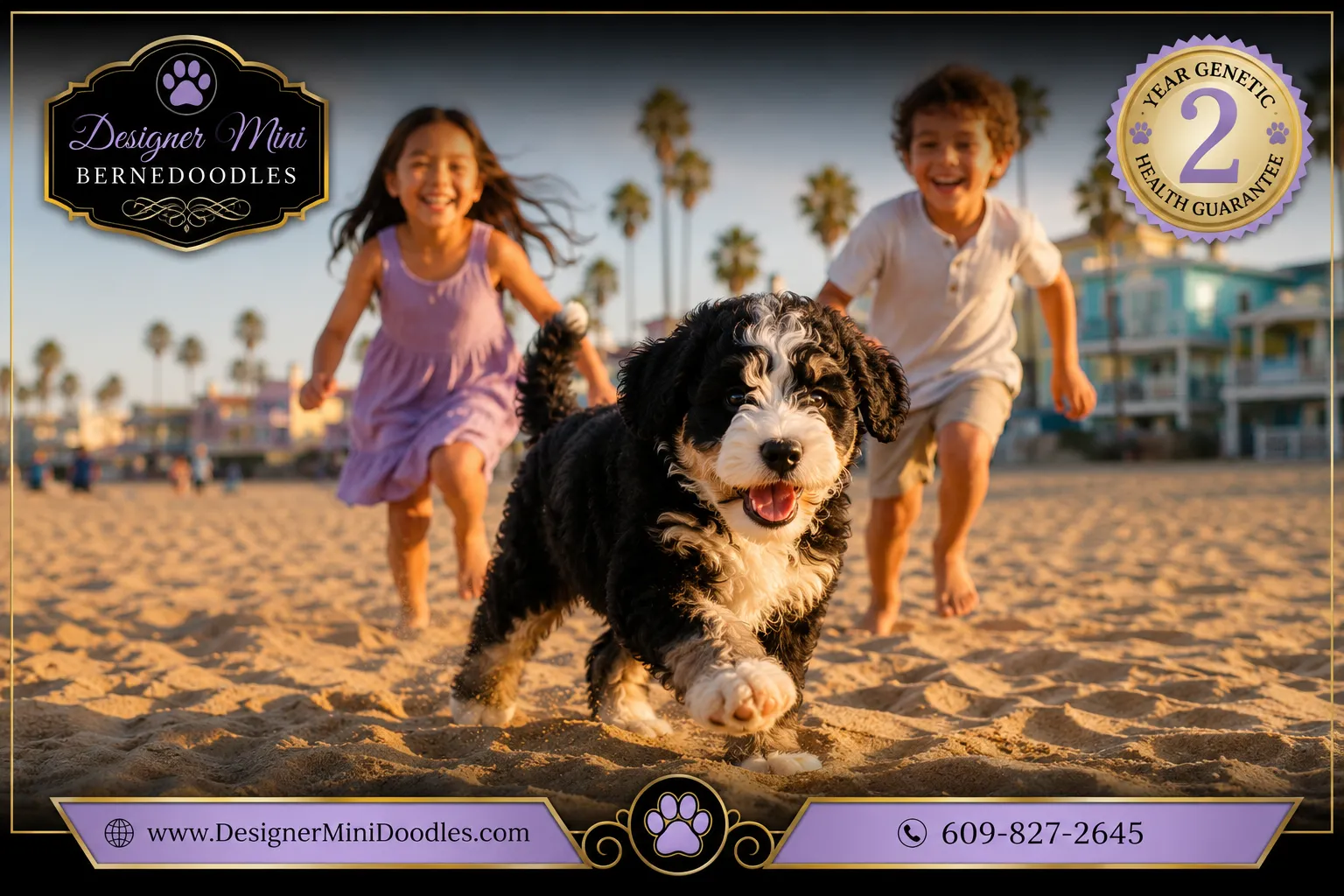 mini bernedoodles for sale LA