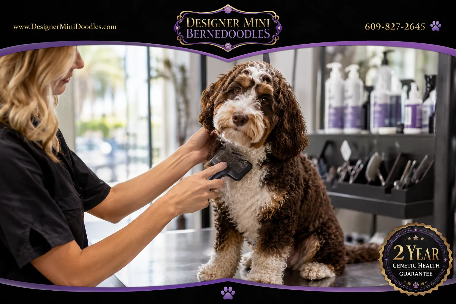 mini bernedoodles for sale LA