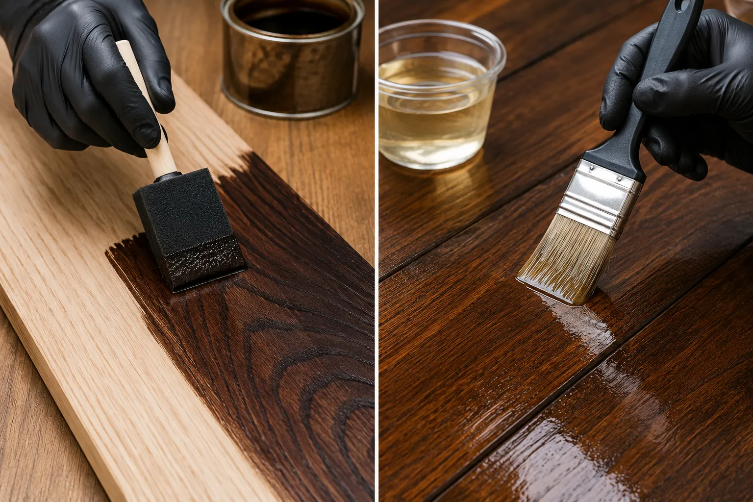 Achieving Flawless Color: Staining Hardwood Floors and Tabletops