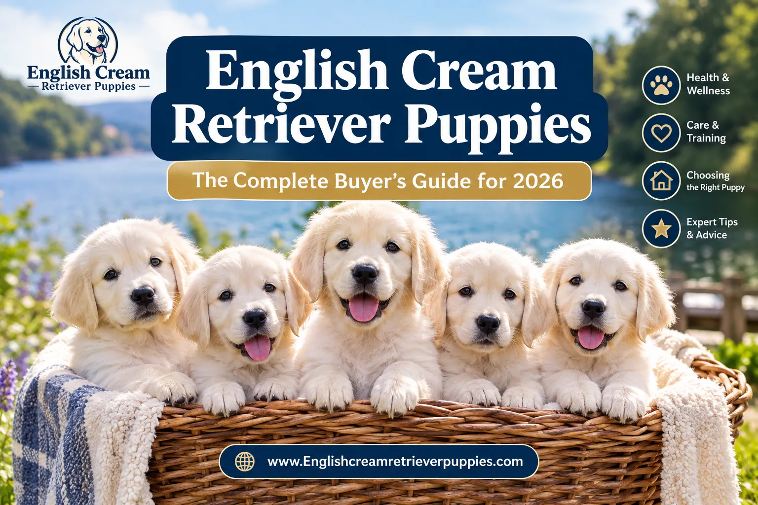 english cream retriever puppies for sale