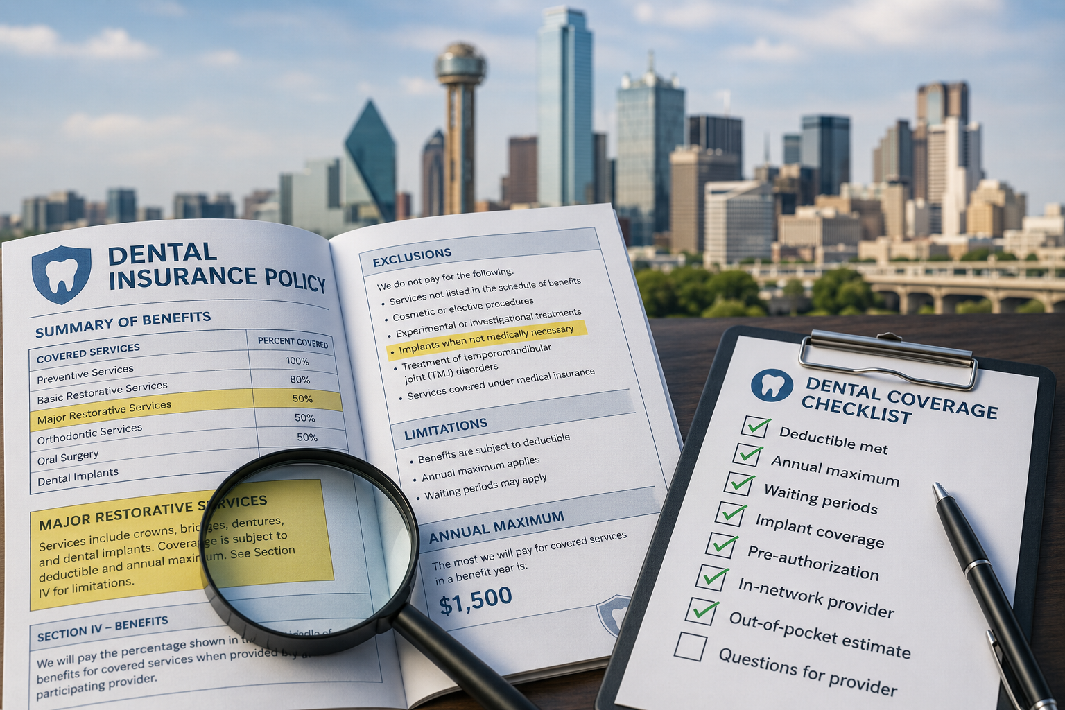 Decoding Your Dental Insurance Policy for Implants in Dallas