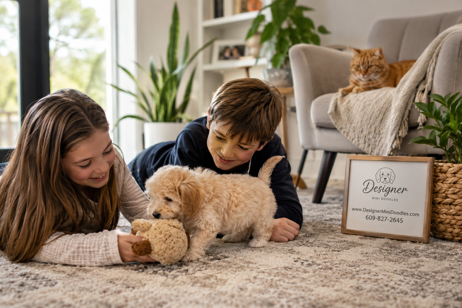 Are toy goldendoodles good with kids and other pets?