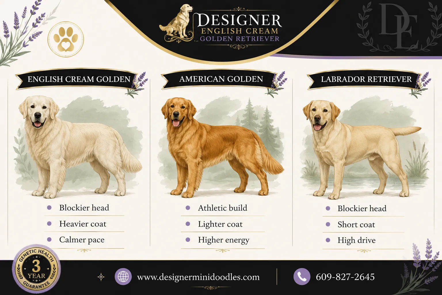 english cream golden retriever puppies Houston