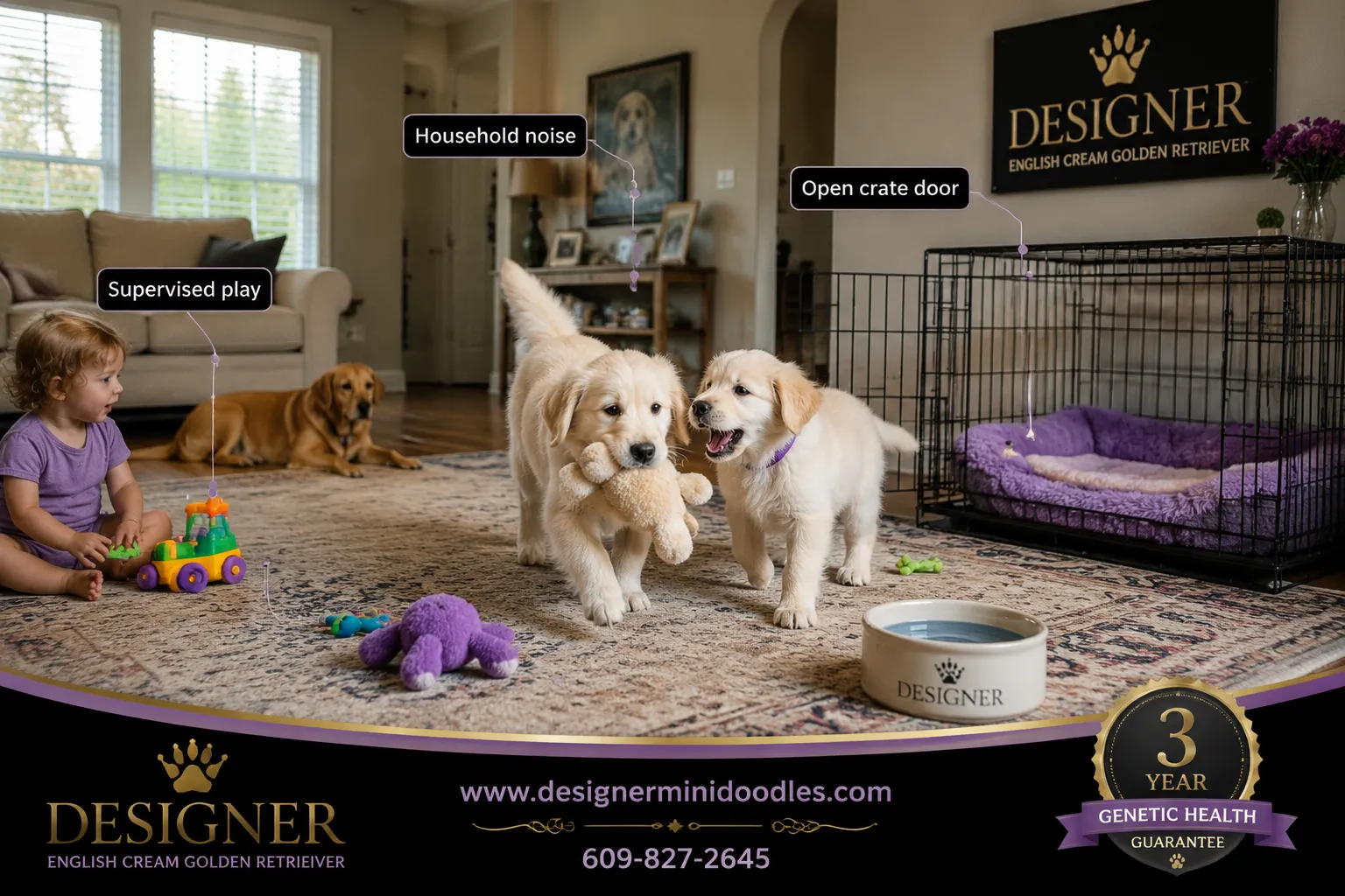 english cream golden retriever puppies Houston
