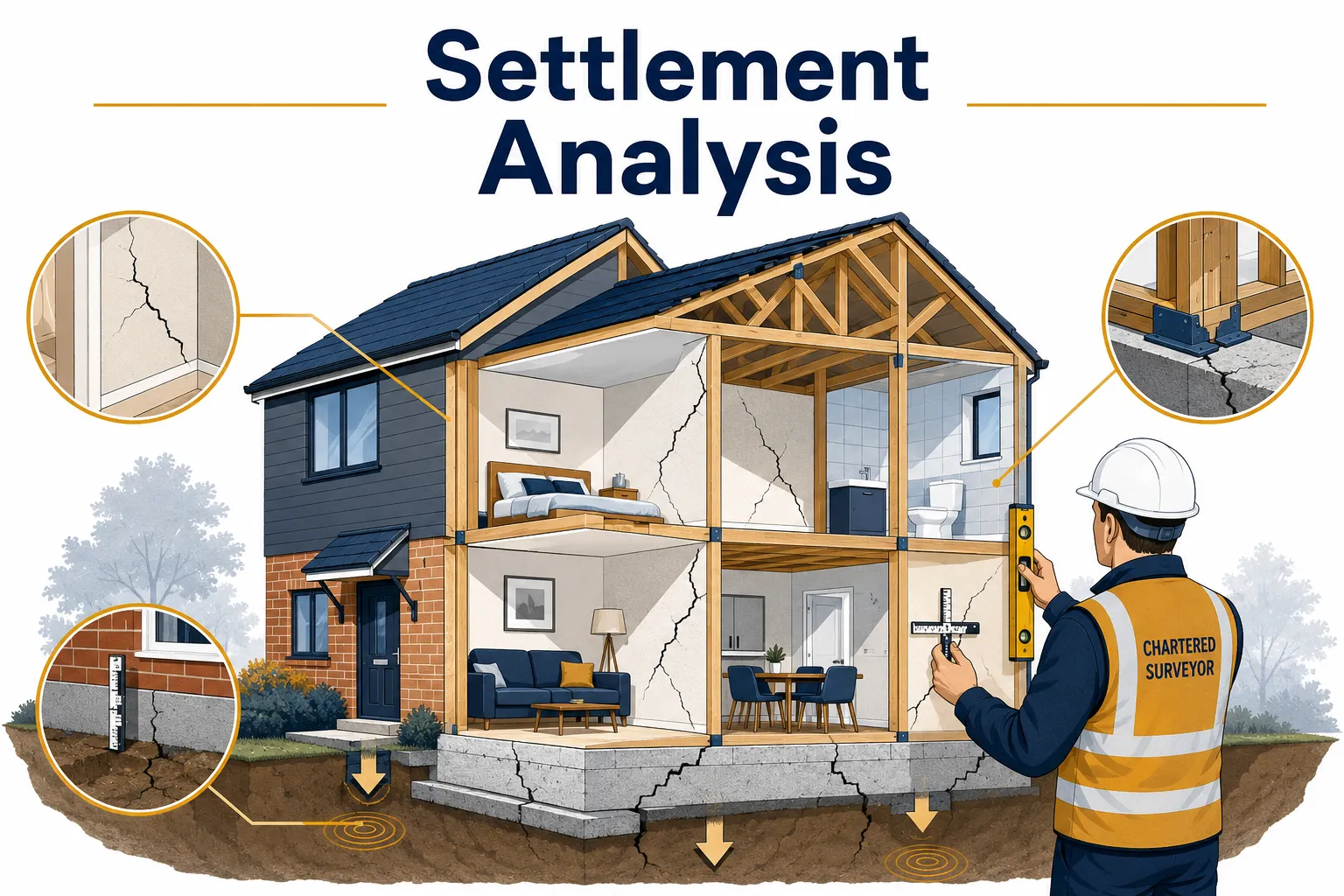 How to Tell If Timber Frame Settlement Is Structural or Cosmetic