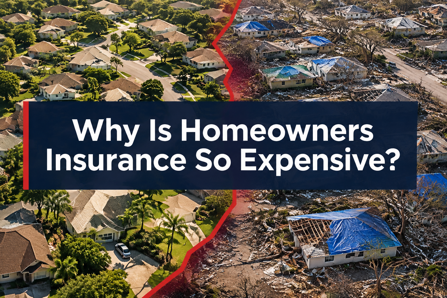 Wildfire risk map beside a rising homeowners insurance bill
