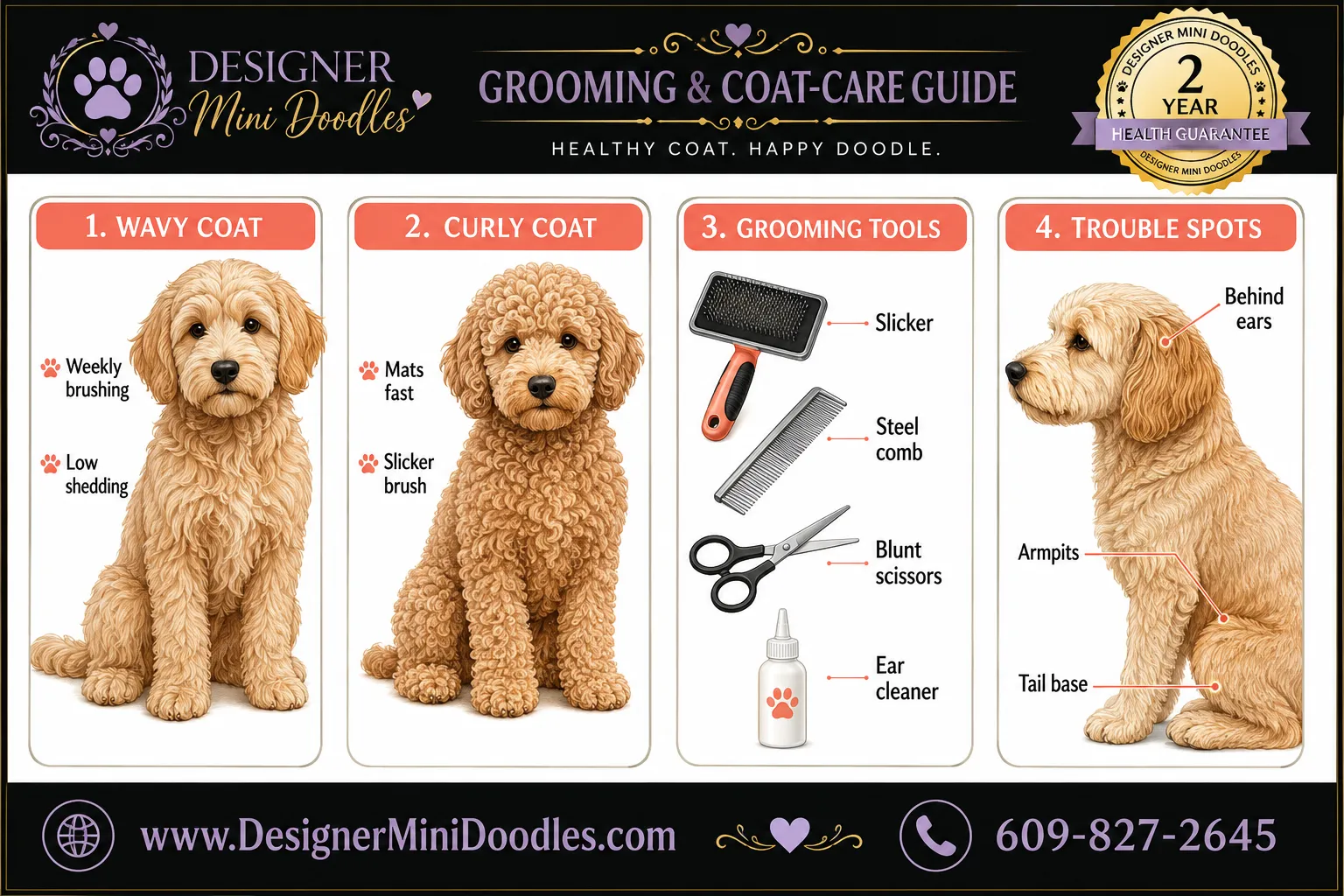 What Are Mini Goldendoodle Grooming Requirements and How Much Do They Shed?