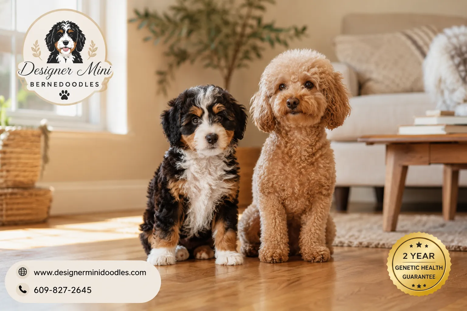 F1B Miniature Bernedoodle Exercise Needs