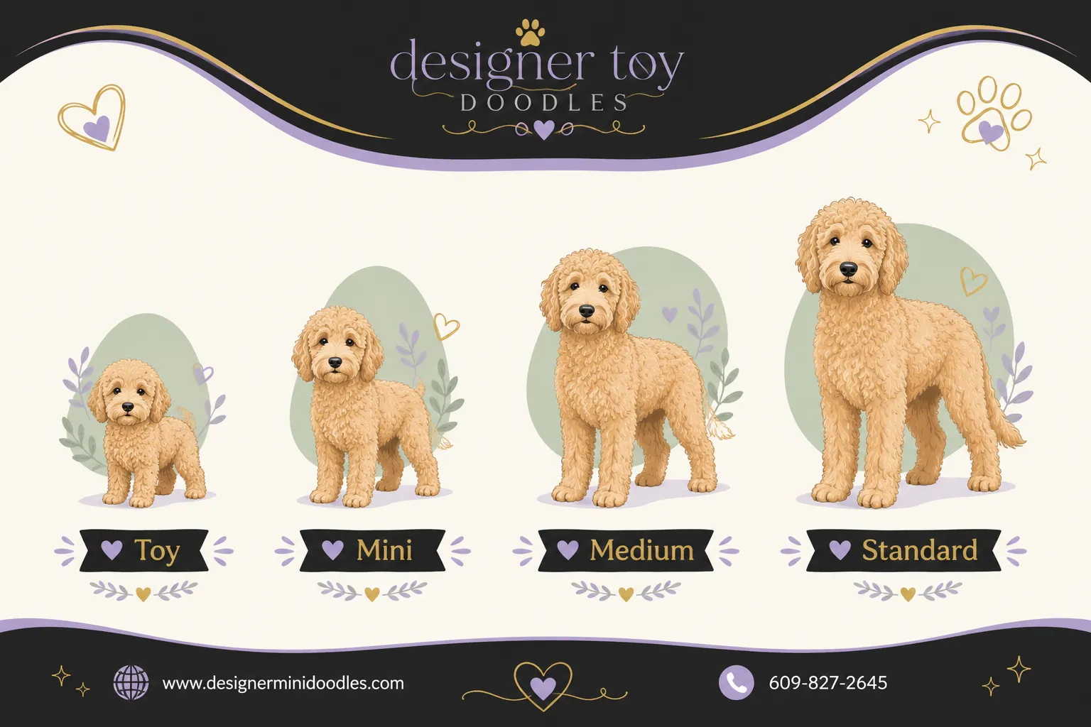 Toy Goldendoodle vs Mini Goldendoodle Size Difference