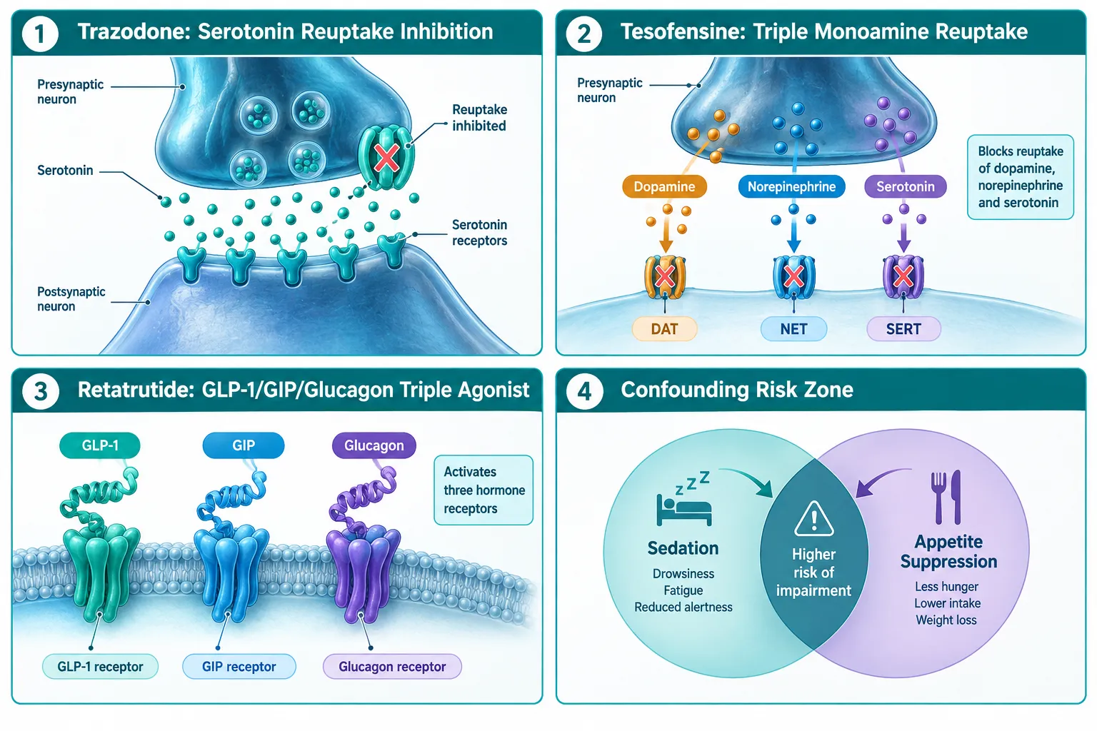 Pharmacological Profiles: Why the Combination Creates Complexity