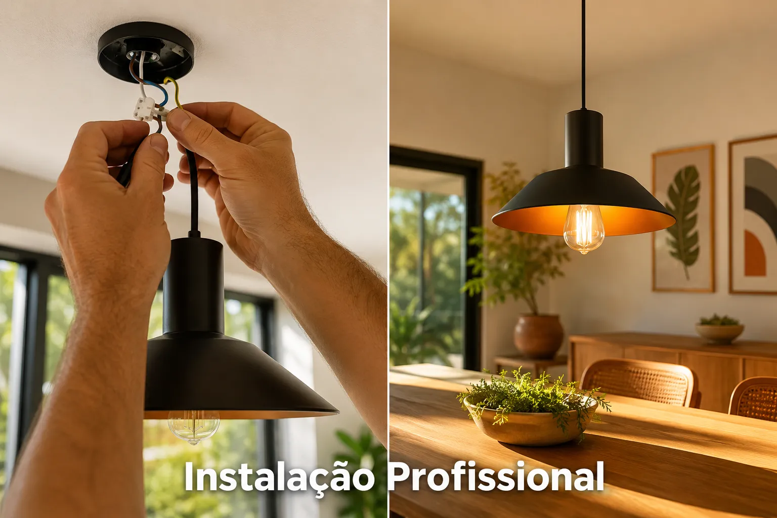 Instalação de Luminárias Profissional: Segurança, Garantia e Atendimento Imediato