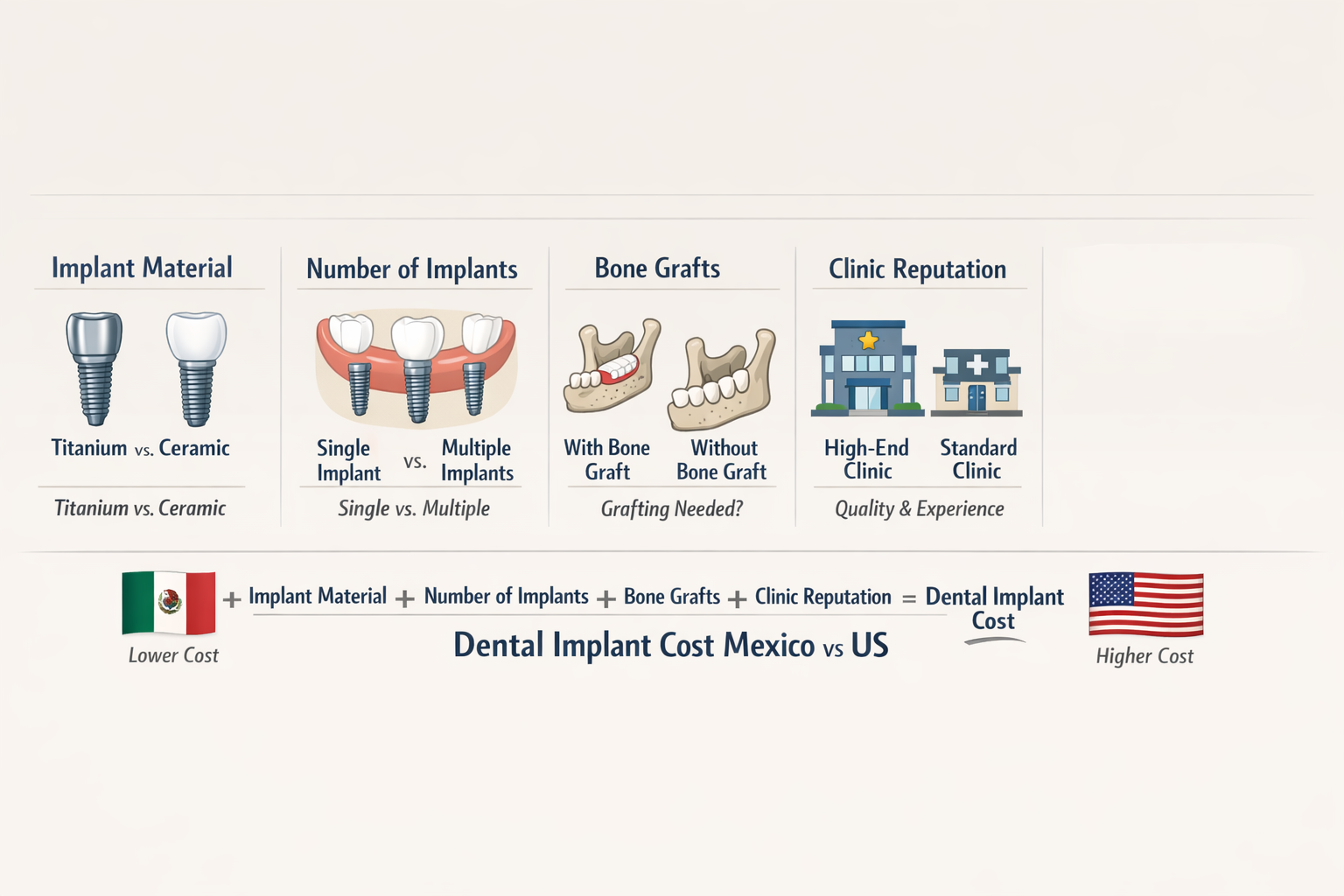 Dental Implant Cost Mexico vs US
