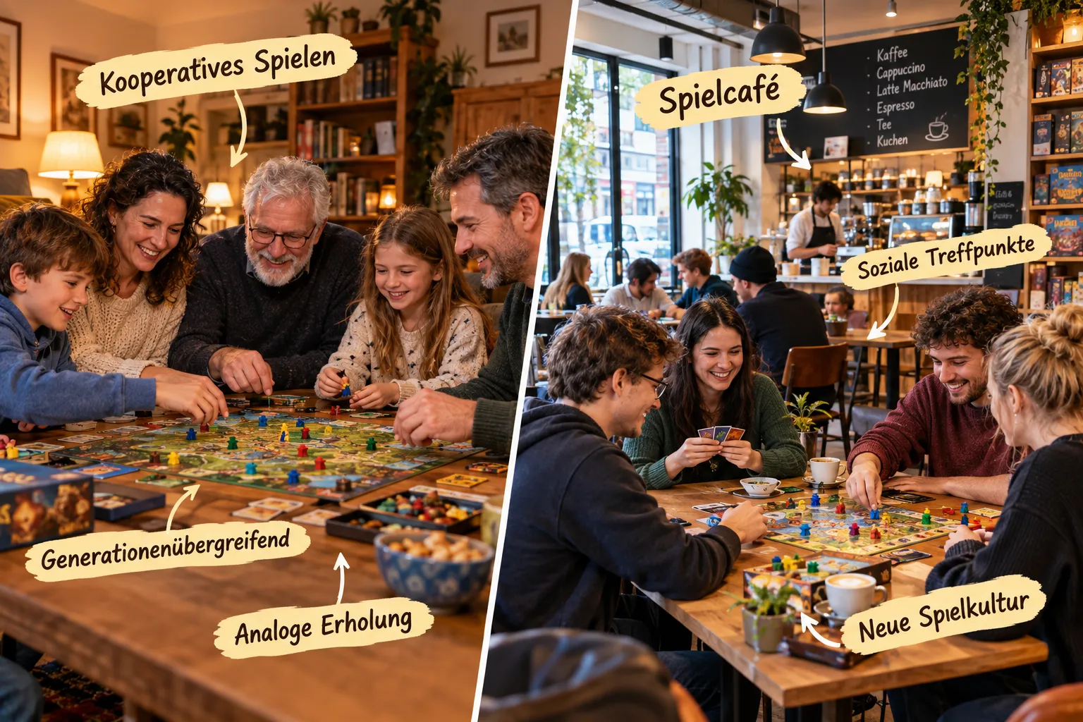 Grund 4: Spielcafés und Spielgruppen schaffen neue soziale Räume