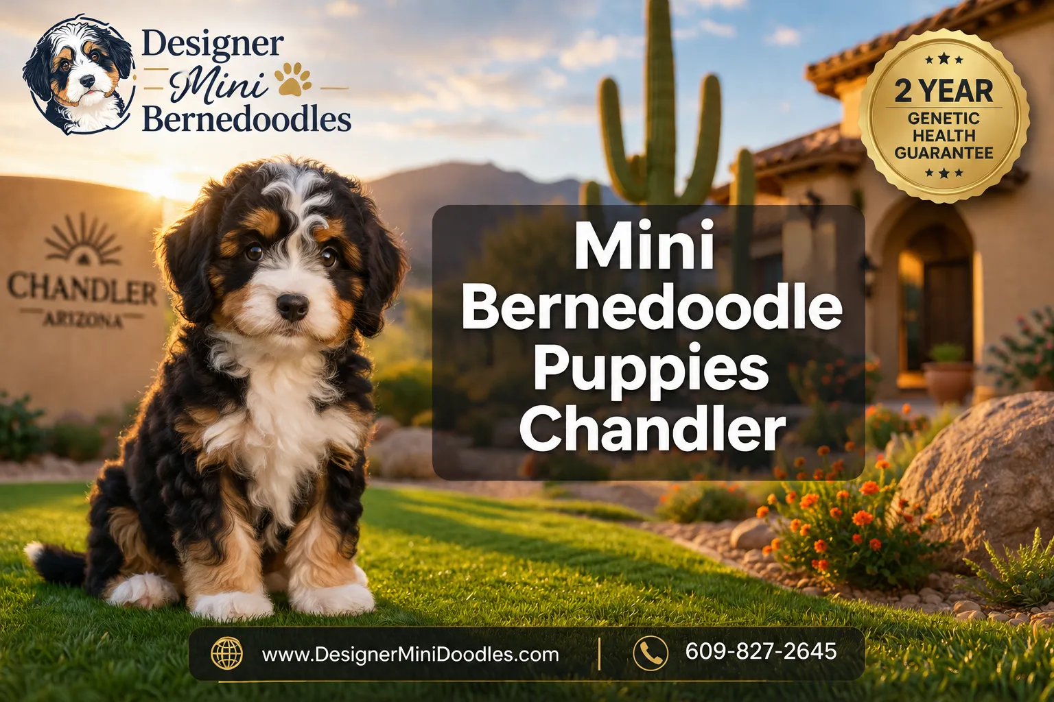 mini bernedoodle puppies Chandler