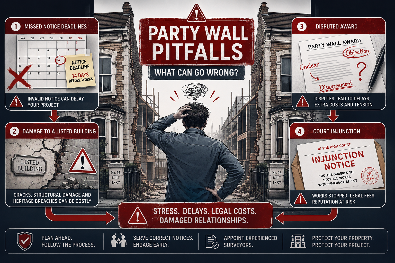Common Pitfalls in Party Wall Processes for Listed Buildings