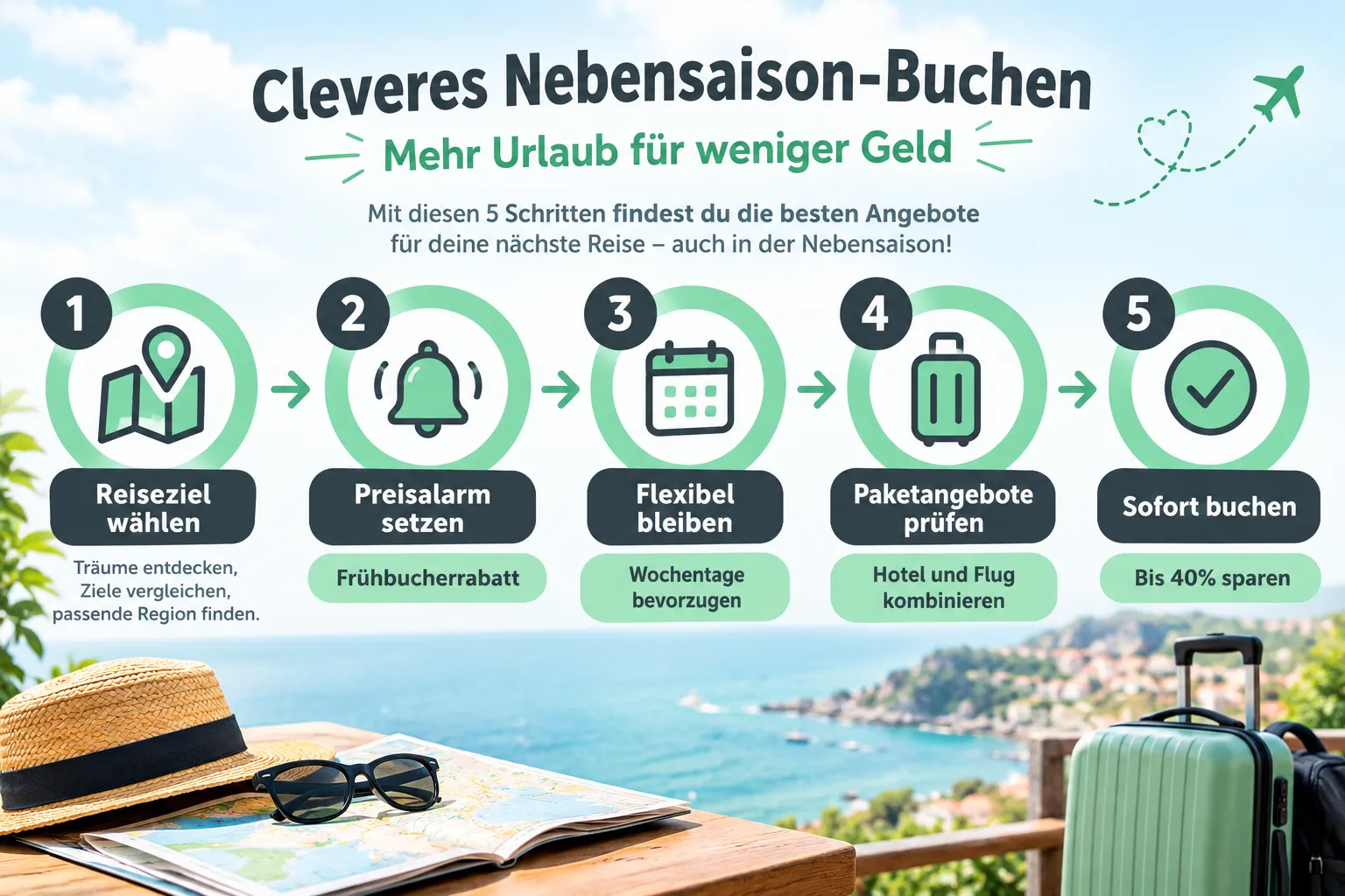 Praktische Strategien für günstigeres Reisen in der Nebensaison