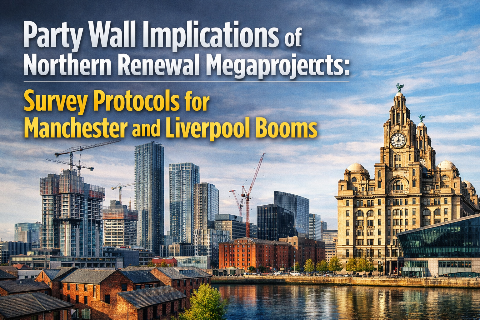 Professional landscape hero image () with : "Party Wall Implications of Northern Renewal Megaprojects: Survey Protocols for
