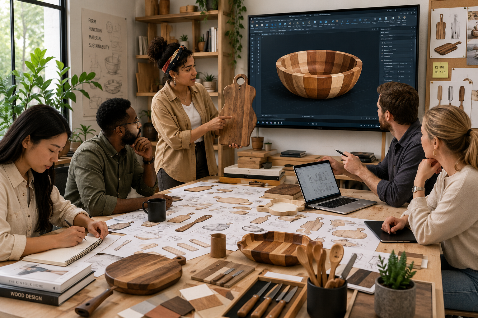 The Art and Science of Designing Wooden Kitchen Products That Sell: From Cutting Boards to Utensil Sets