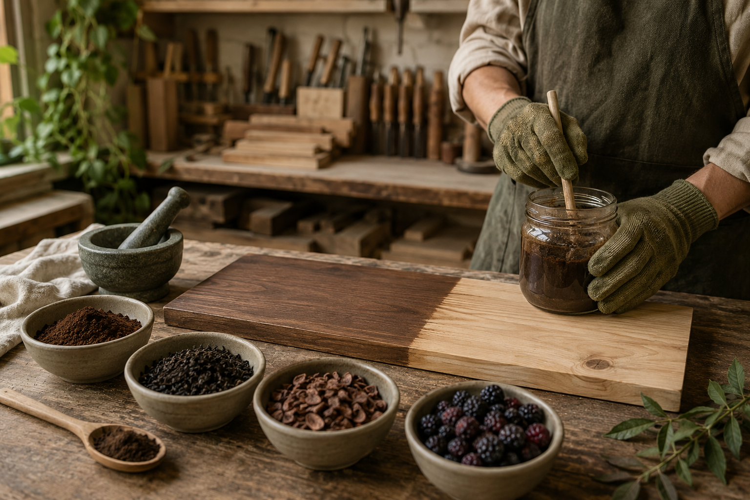 The Imperative for Natural Wood Finishing Without Chemicals: Plant-Based Stains, Oils, and Protective Coatings for Health-Con