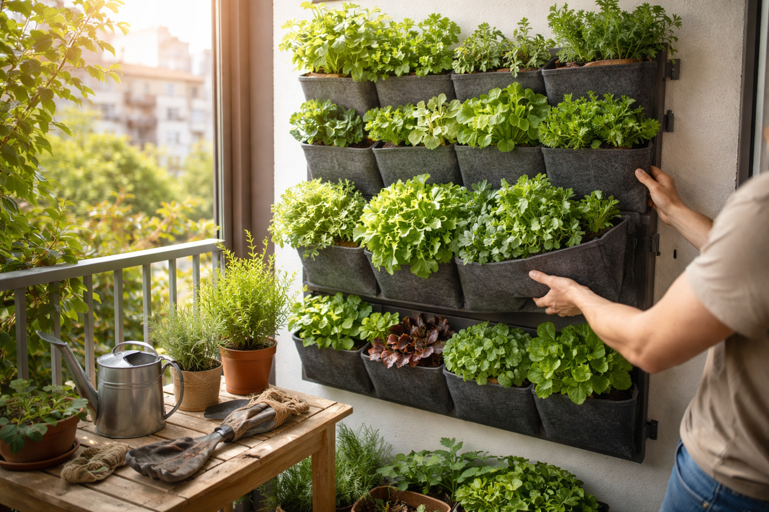Balcony Vertical Gardening