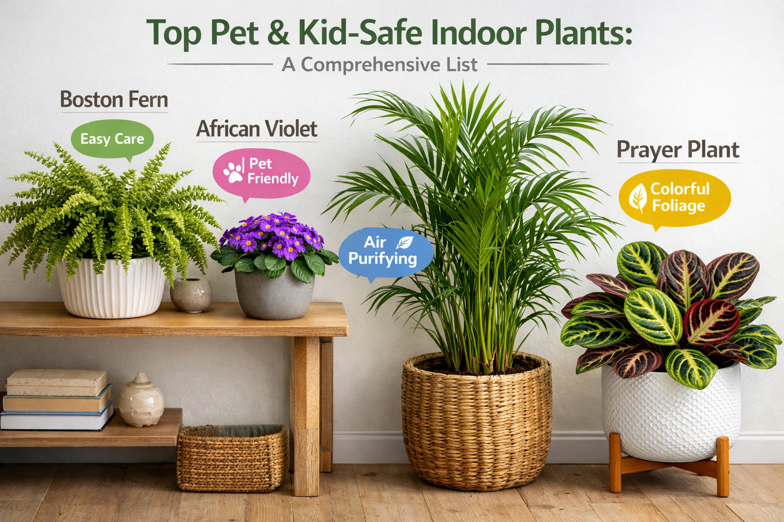 Pet AND Kid-Safe Indoor Plants