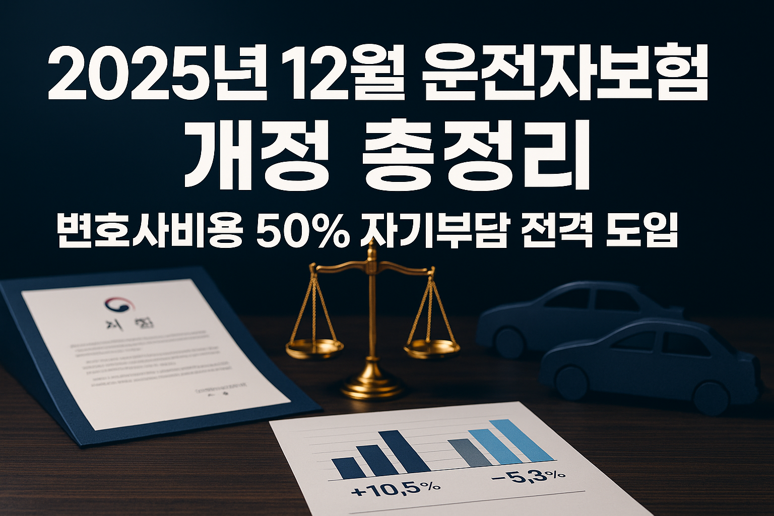 Professional landscape hero image (1536x1024) featuring bold Korean text overlay