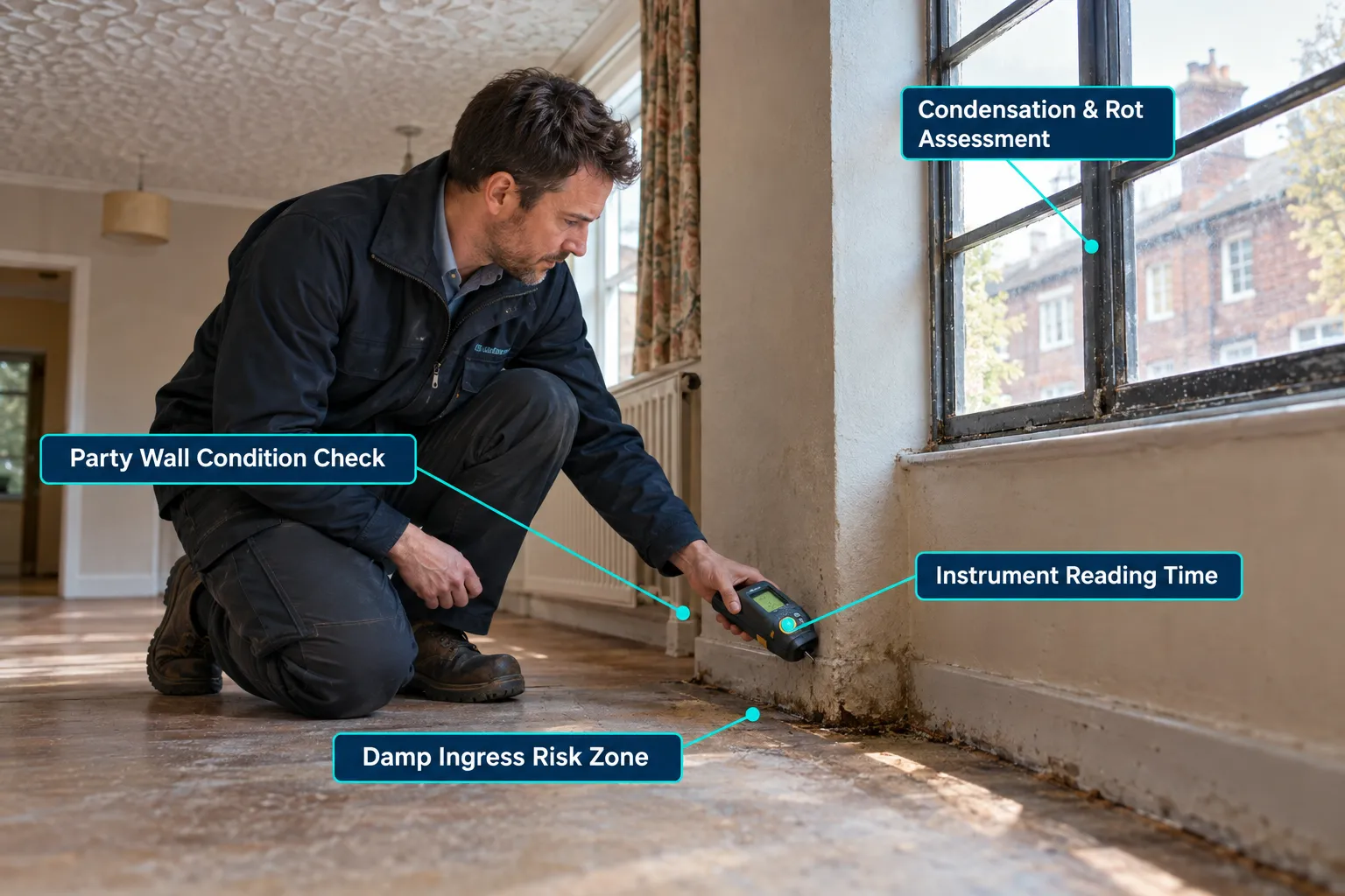 Party Wall, Damp, and Structural Surveys Under Time Pressure