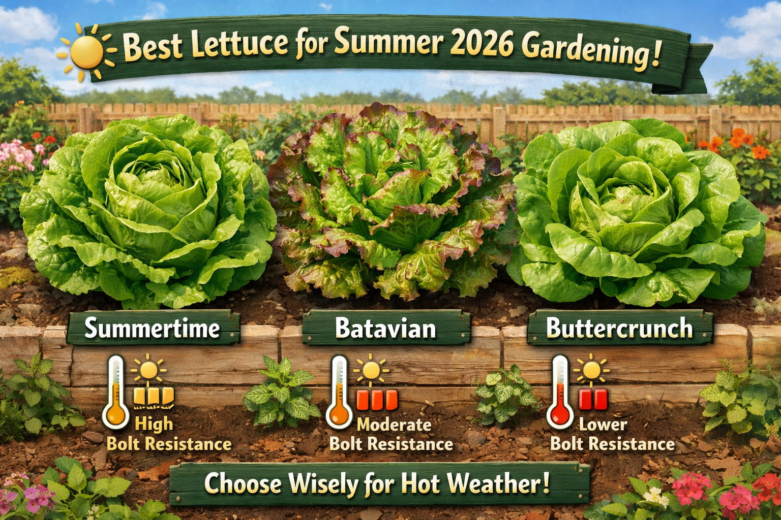 Prevent Lettuce Bolting in Summer