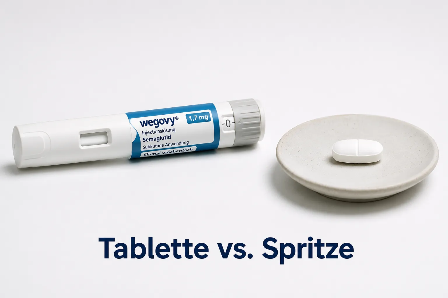 Wegovy Tablette vs. Spritze: Was ist der Unterschied?