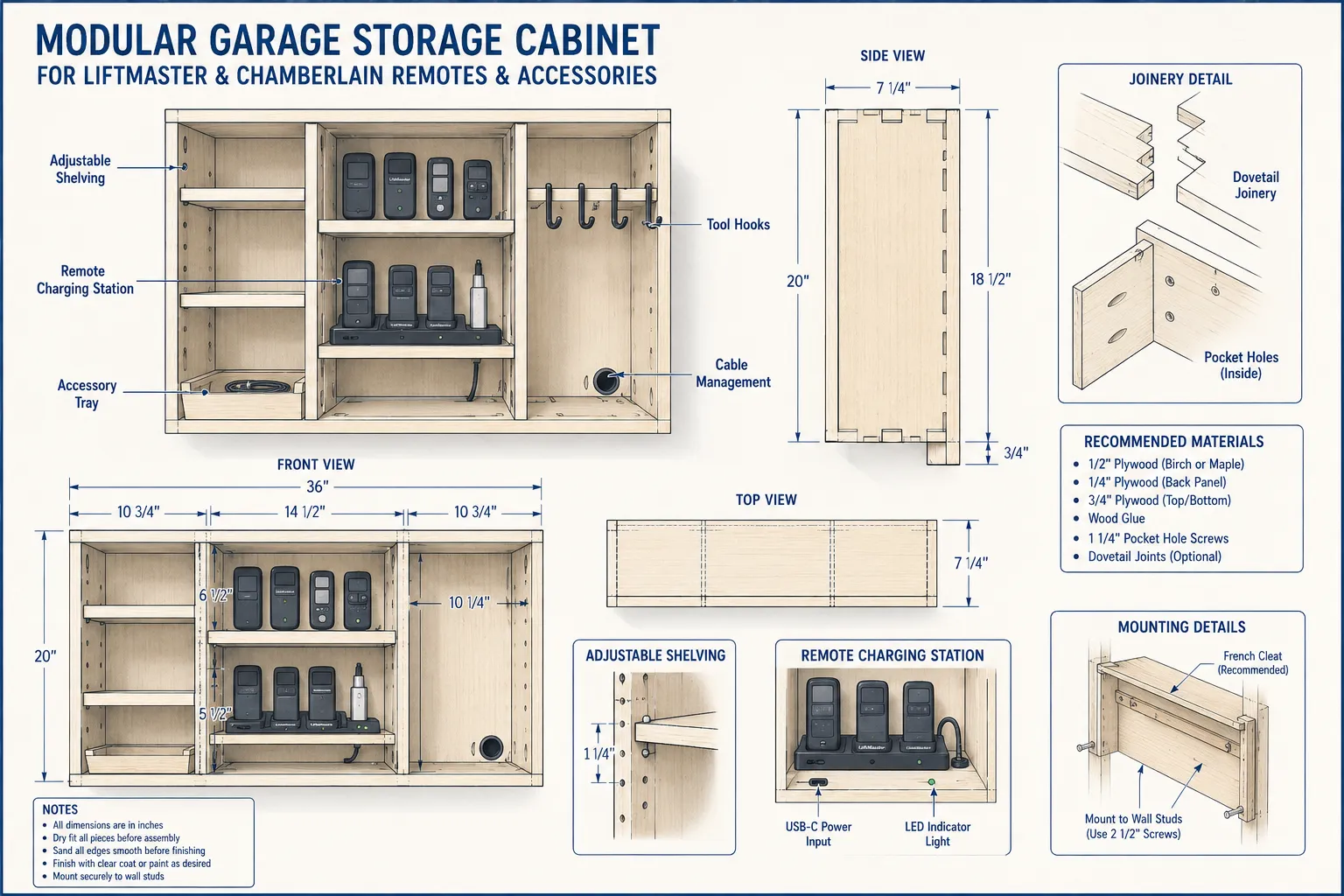 Planning Your DIY Garage Opener Storage Solutions: Building Custom Cabinets and Shelving for Liftmaster and Chamberlain