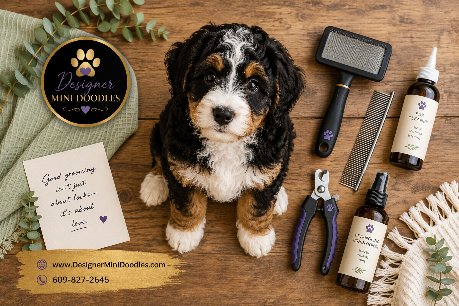 Mini Bernedoodle Grooming Requirements and Maintenance