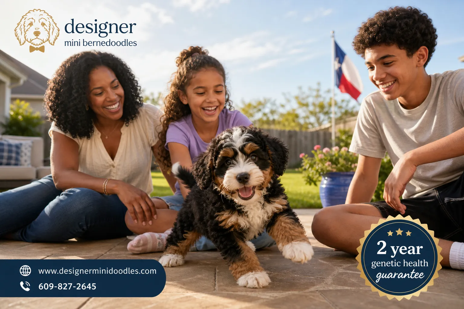 Mini Bernedoodle puppies McKinney Texas