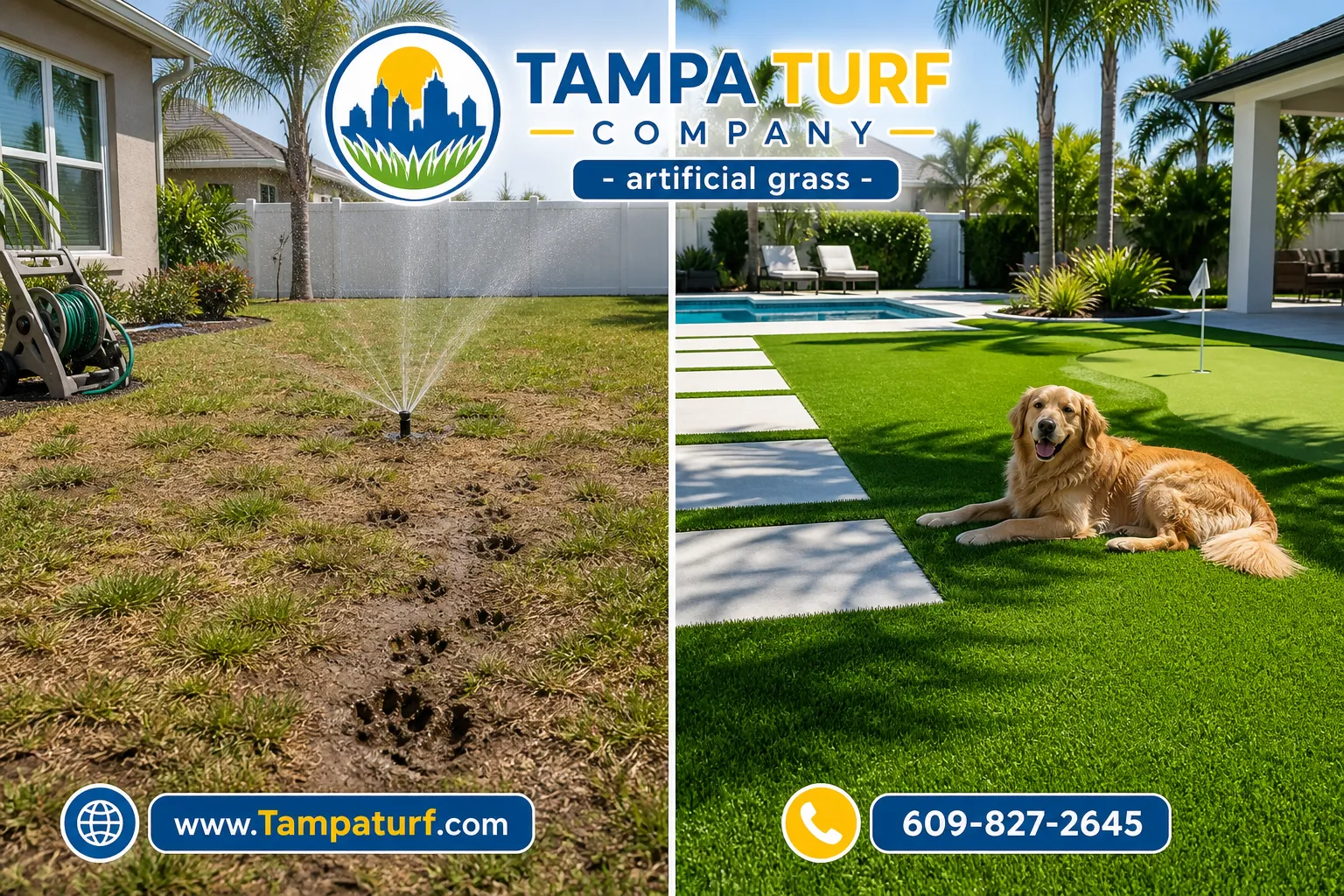 Artificial Grass Drainage Problems in Florida: What Goes Wrong