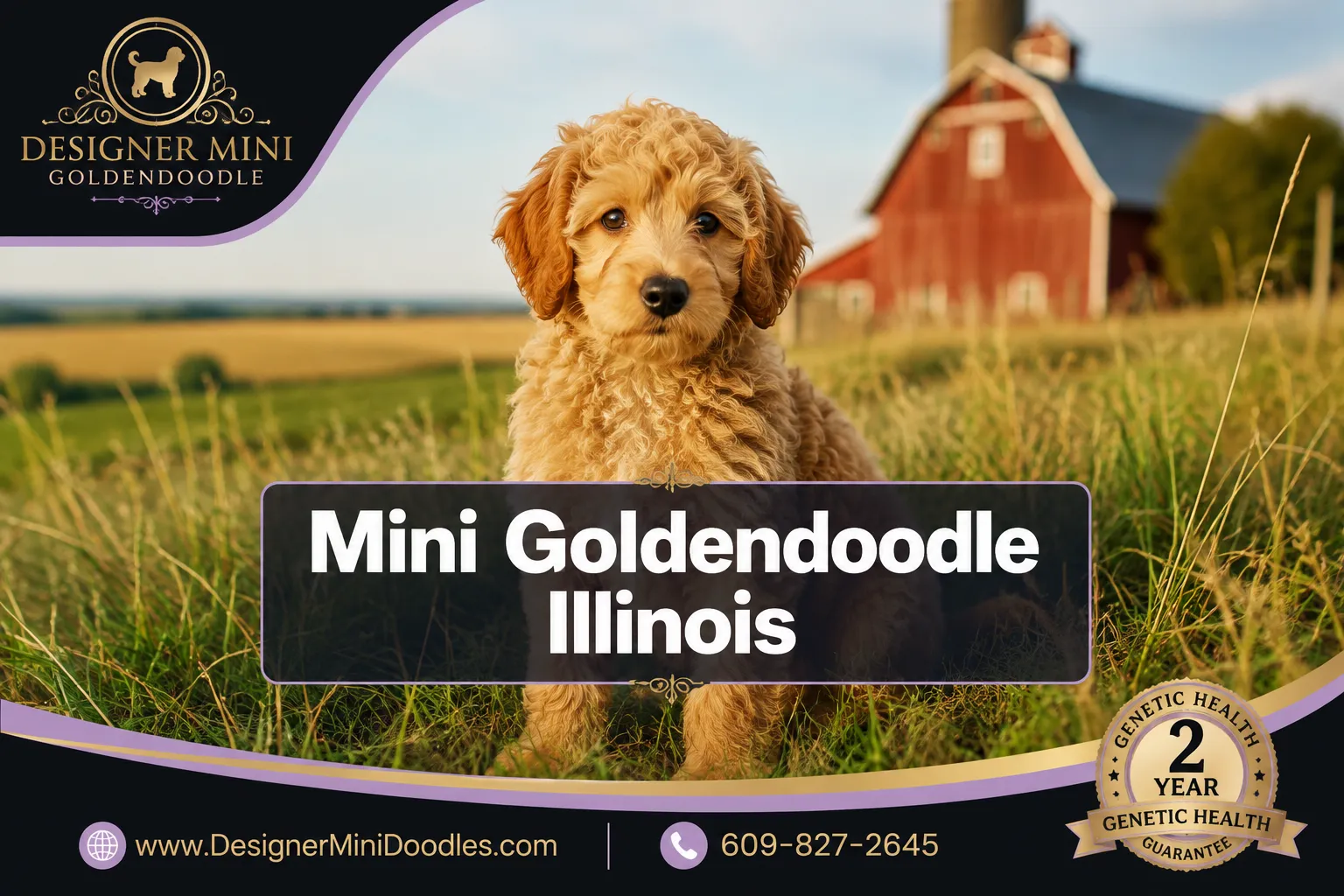 mini goldendoodle Illinois