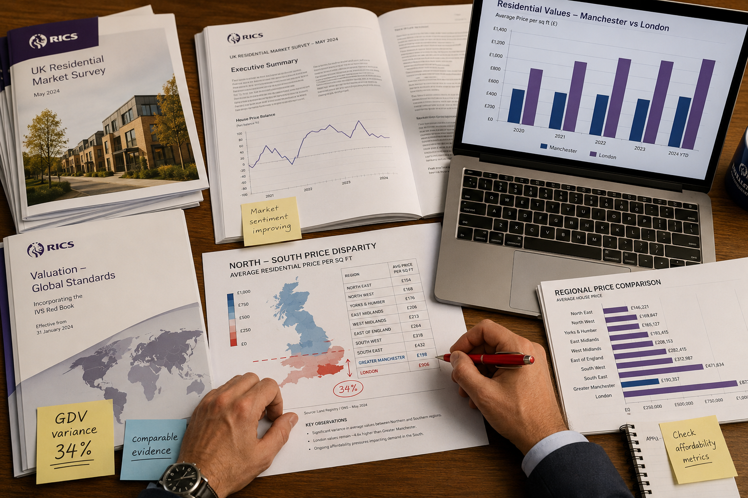 Understanding Expert Witness Roles in Regional Valuation Disputes: Leveraging RICS 2026 Survey Data for North-South Divides