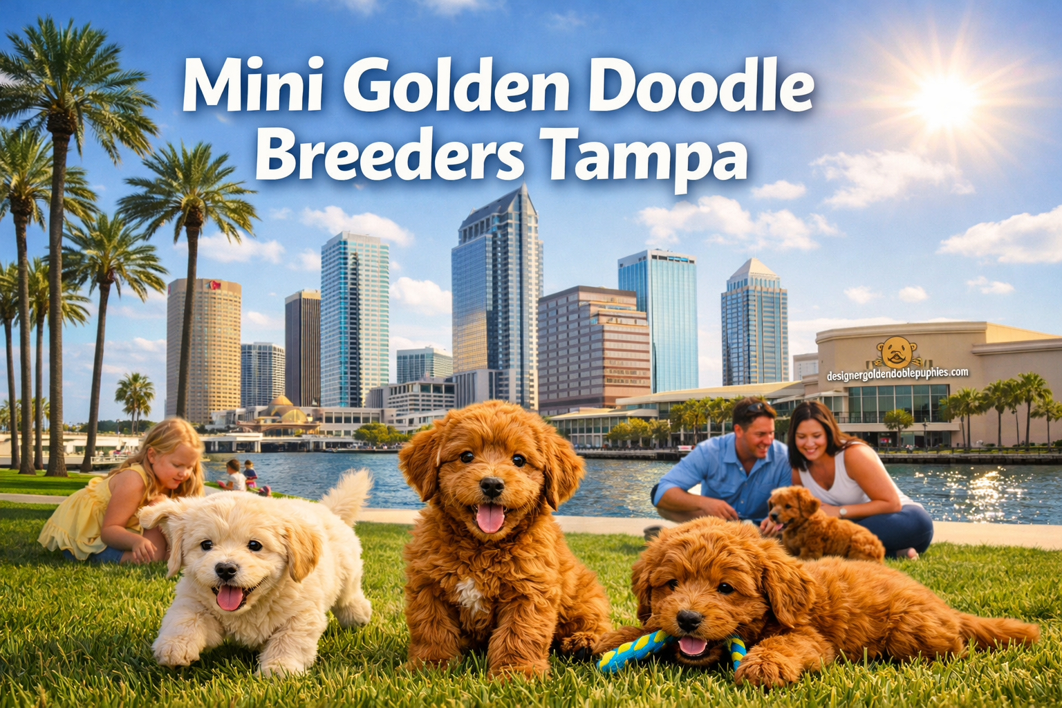 use keyphrases / topics as alt text do not use big paragraphs. Put logo of designergoldendoodlepuppies.com in images as possible where possi