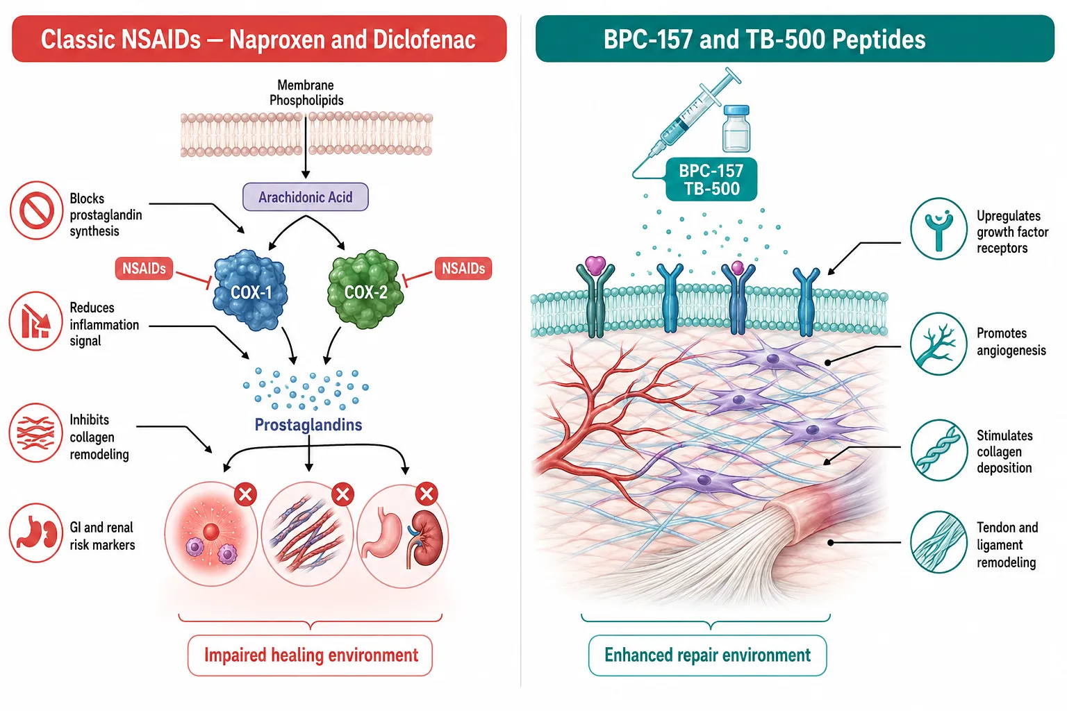 How Classic NSAIDs Work, and Where They Fall Short in Injury Models
