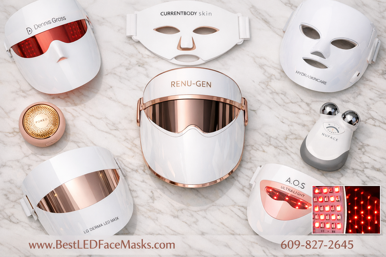 professional LED face mask