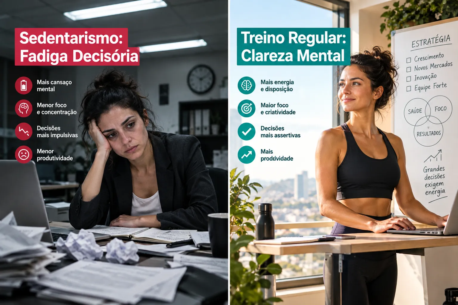 Exercício Físico e Tomada de Decisões: Estratégias Práticas para Fundadores