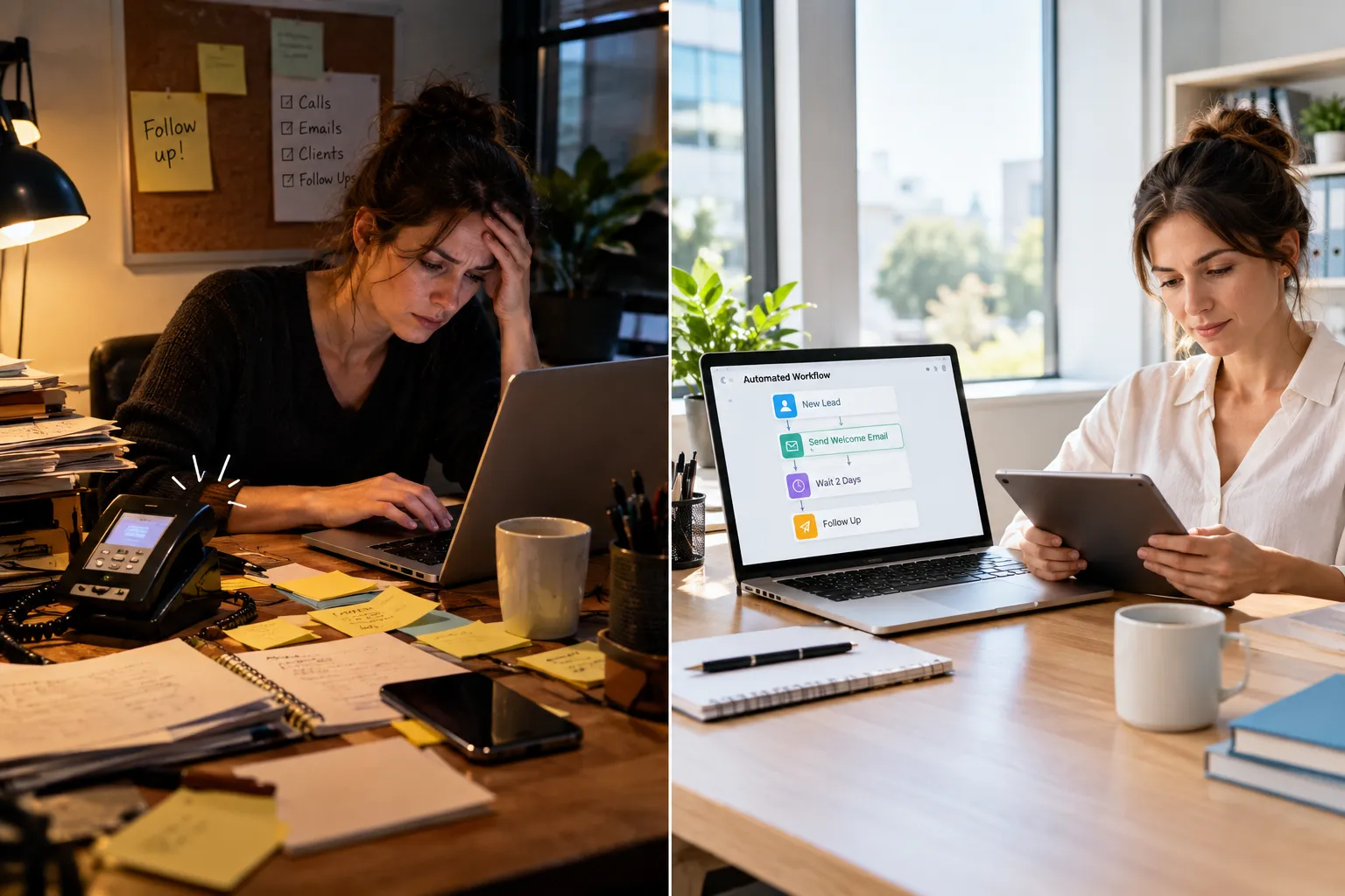 Click to regenerate this image Sales Automation vs. Hiring a Sales Rep
