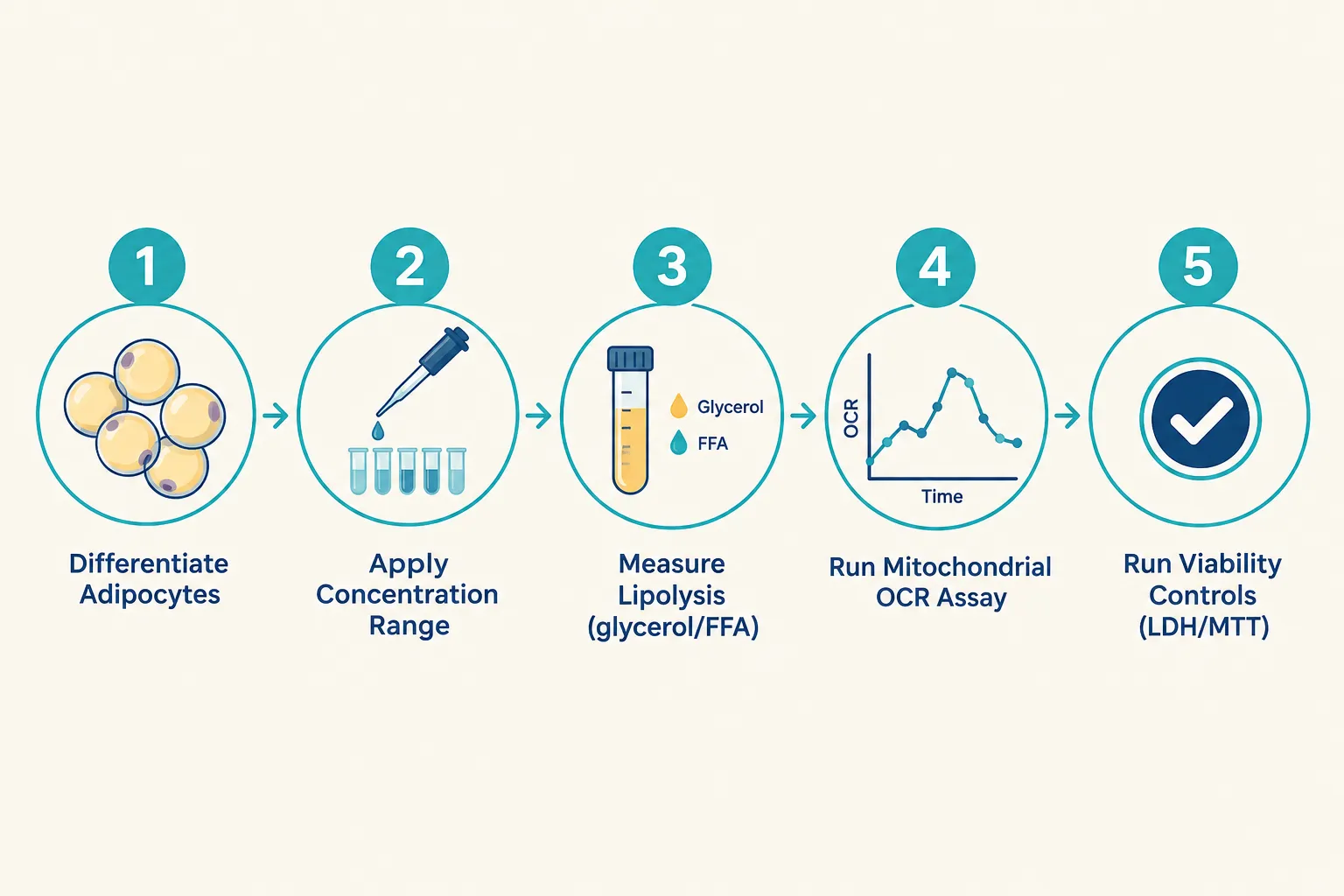 Designing Adipocyte Assays That Separate All Three Endpoints