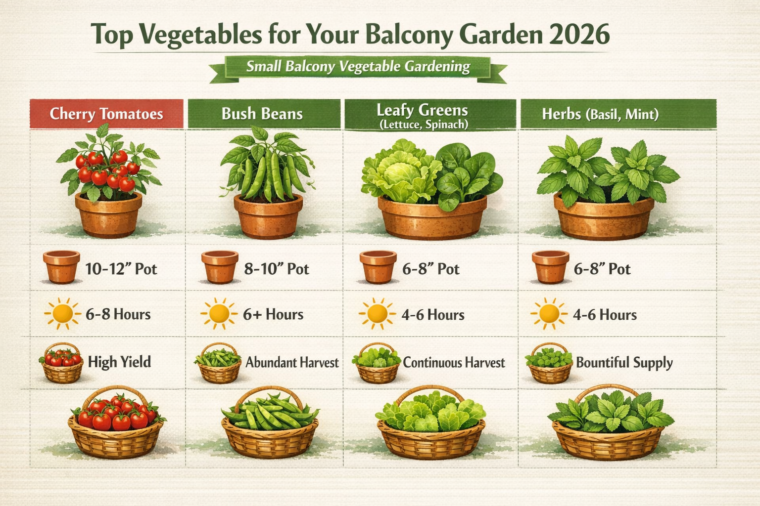 Small Balcony Vegetable Gardening