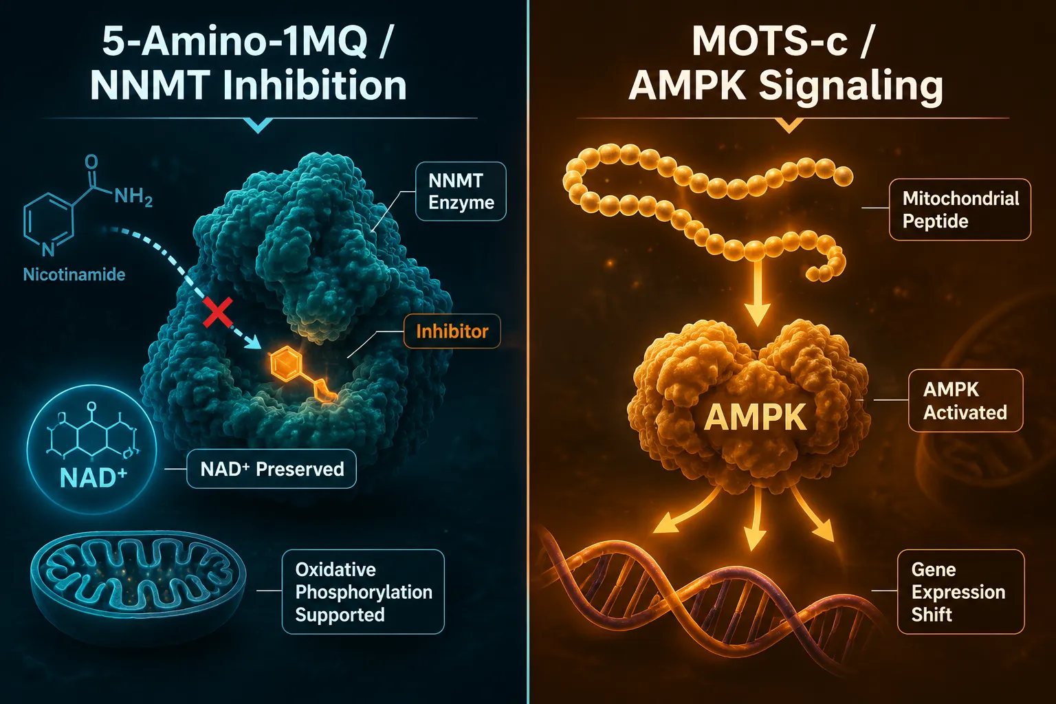 5-Amino-1MQ and NAD+: A Complementary Strategy for Cellular Energy